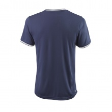 Wilson Tennis Tshirt Team II High V-Neck navy blue Men